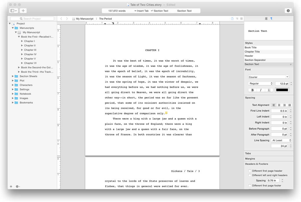 free scriptwriting software for mac